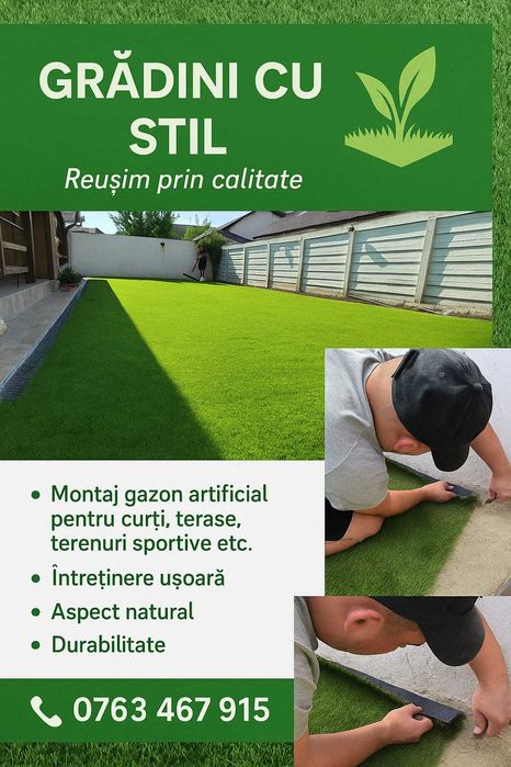 Montaj Gazon Artificial