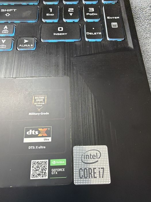 Laptop Gaming Asus TUF F15 FX506 i7 10gen 16g 512g nvme GTX1650 4g 15