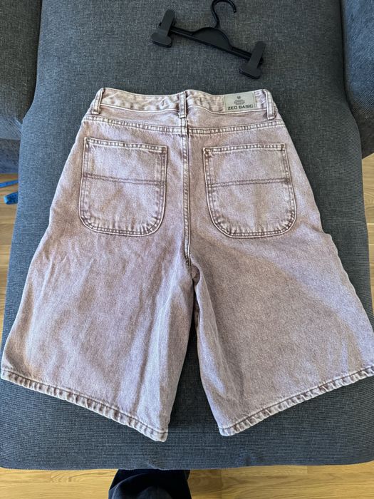 Blugi zeo basic wide leg scurți