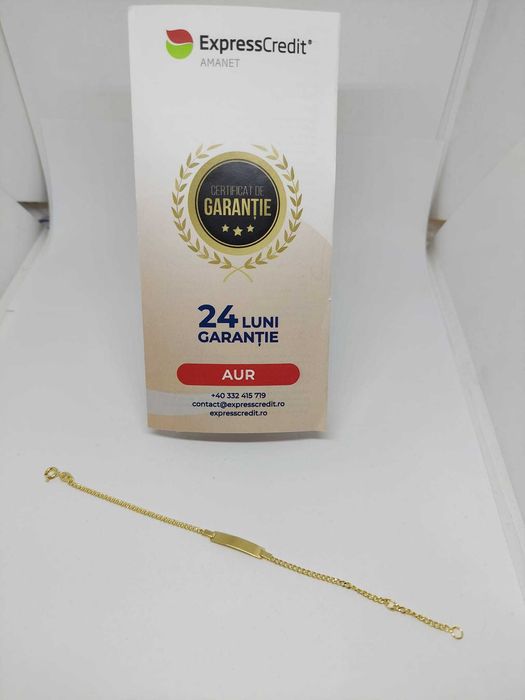Bratara aur 18k 1.41gr [34414/ 30 Pacurari 2] Garantie 2 ani!