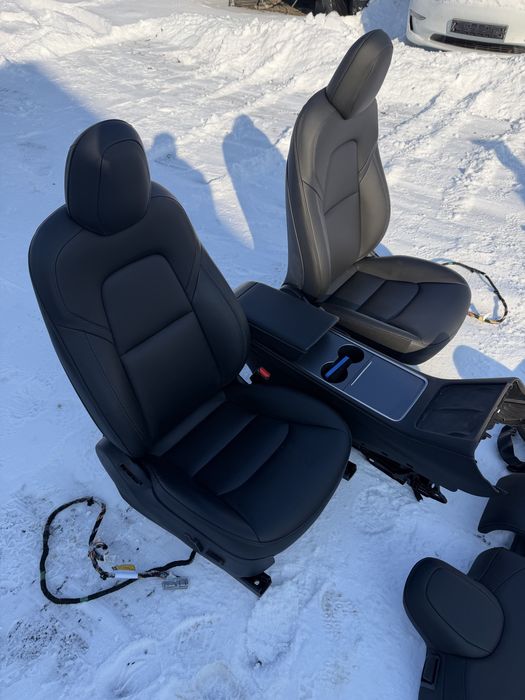Interior piele / Tapiterie piele Tesla Model 3