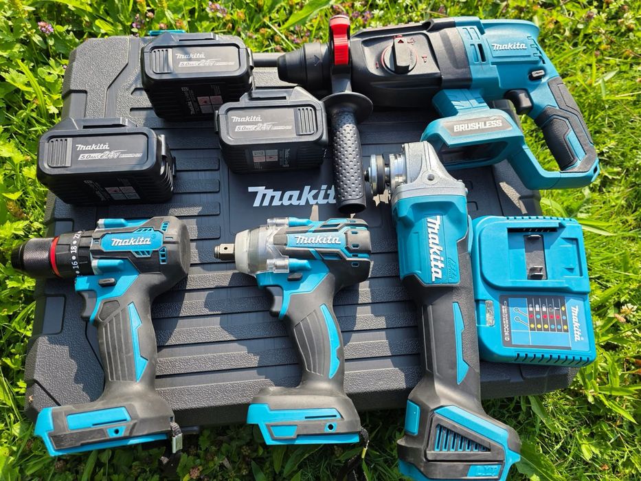 К-т Макита Makita 4в1 Флекс , Винтоверт , Гайковерт Перфоратор 18V,36V