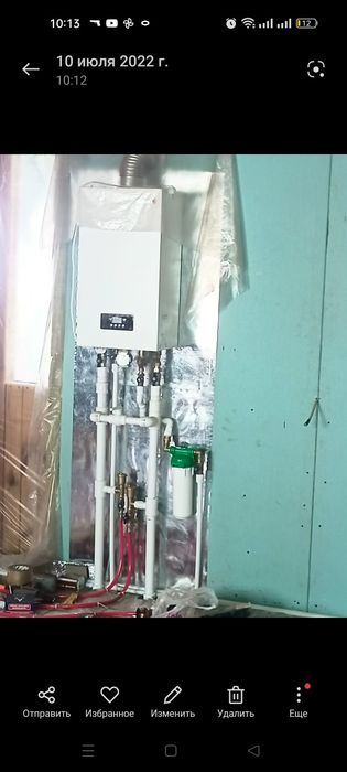 Установка газовых котлов