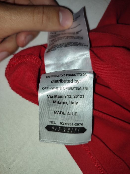 Tricou Off-White roșu