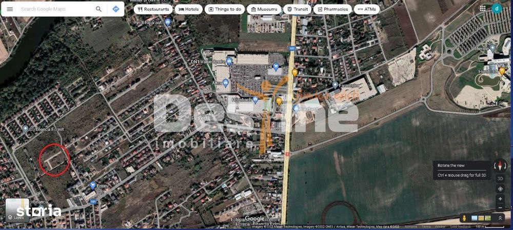 Teren intravilan cu potențial ridicat de dezvoltare I Corbeanca