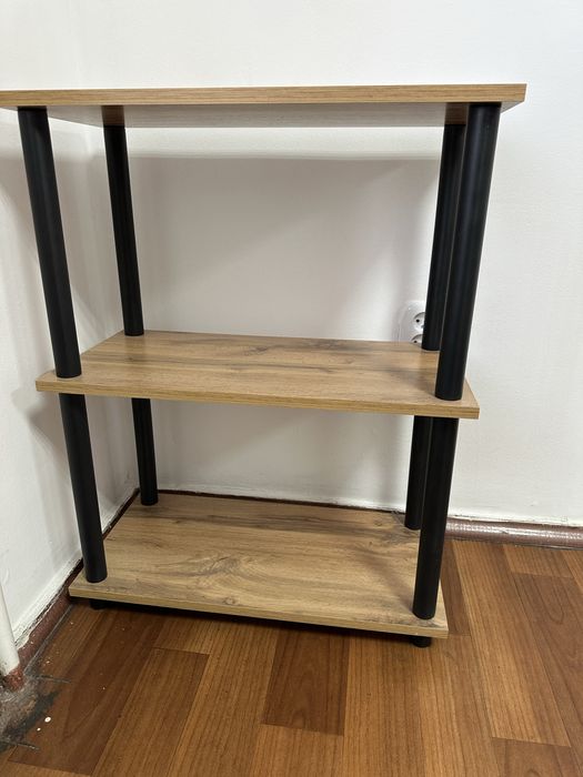 Стол и стеллаж угловой