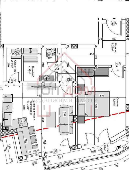 Продава се Двустаен апартамент в Варна, Автогара - 73 кв.м за 1227 €/кв.м - Снимка #1