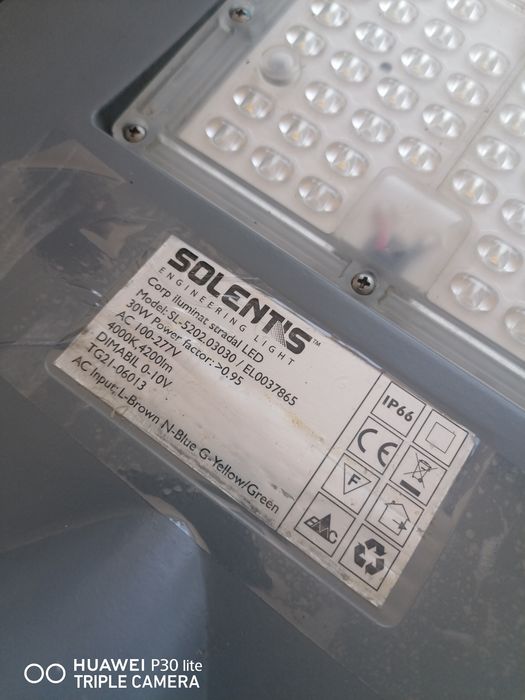 Corp Iluminat Parc/Curte Solentis LED 220v/ 60W, Cod EL0075314, Nou în cutie