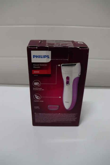 Philips SatinShave Essential Електрическа самобръсначка за крака за жени, безжична, за мокро и сухо бръснене, HP6341/00