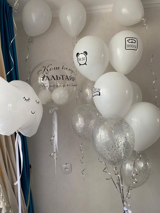 Гелий шарлар 700тг ден