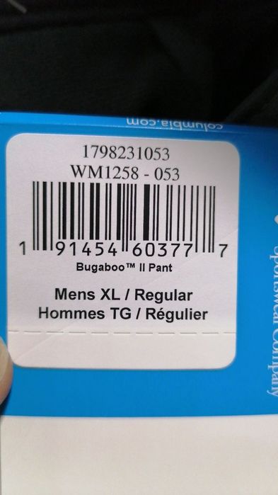 Брюки Columbia Bugaboo ll Pant мужские утеплённые в Ташкенте