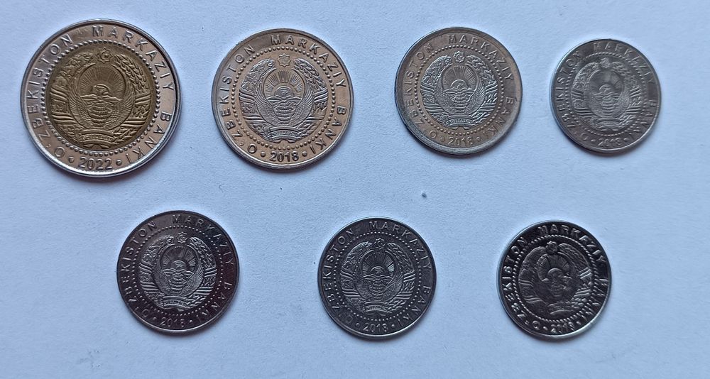 Продам монеты Узбекистана