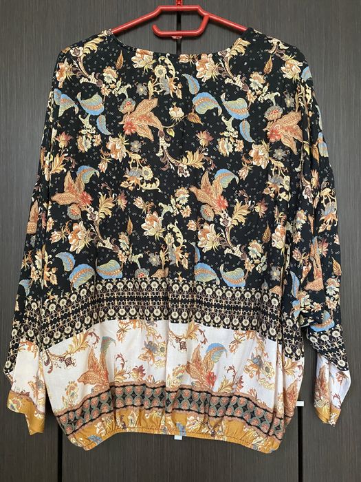 Bluza casual lejera Desigual, vascoza 100%, marimea L.