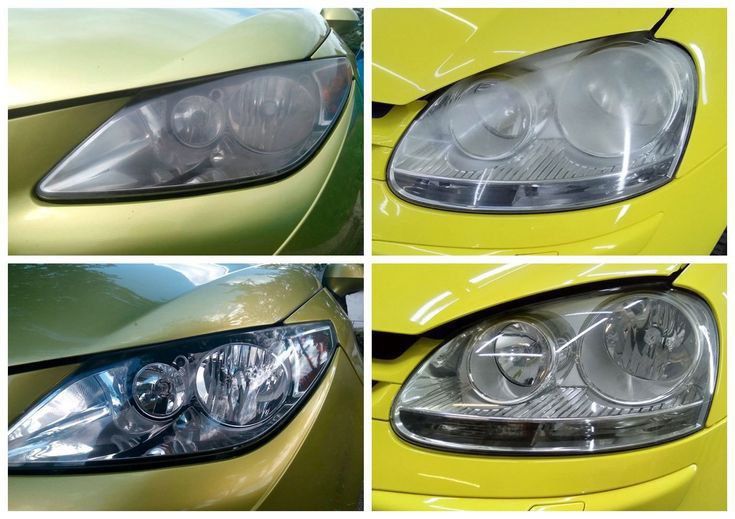 Полировка фар защита от у/ф лучей