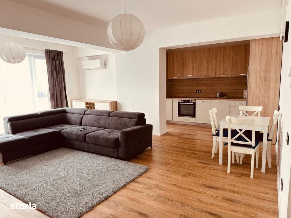 Apartament complet mobilat vedere lac Sisesti Straulesti Metrou 8'