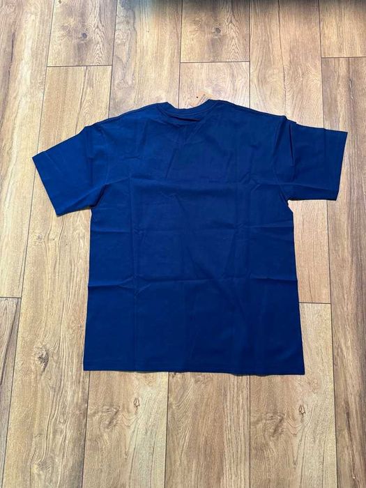 Stussy Reflective Logo Navy Blue T-shirt