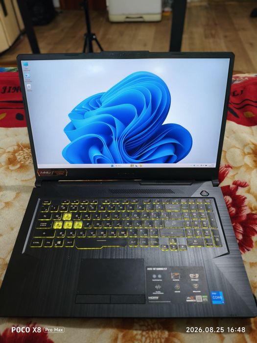Игровой RTX 3060, i5-11400H ноутбук asus tuf gamin g F17