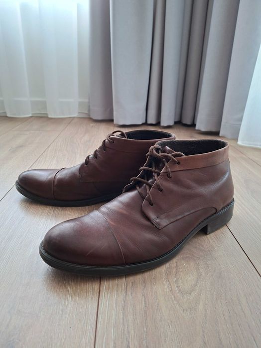 Обувки от естествена кожа - зимни