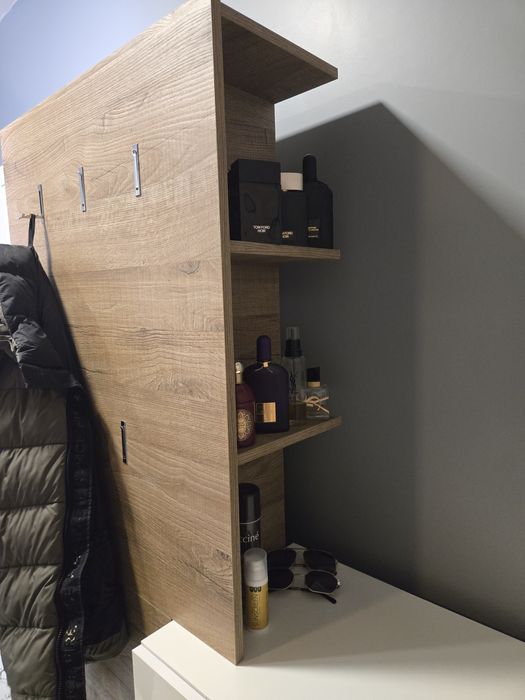 Портманто  / антре с шкаф за обувки и рафтове МДФ - като ново