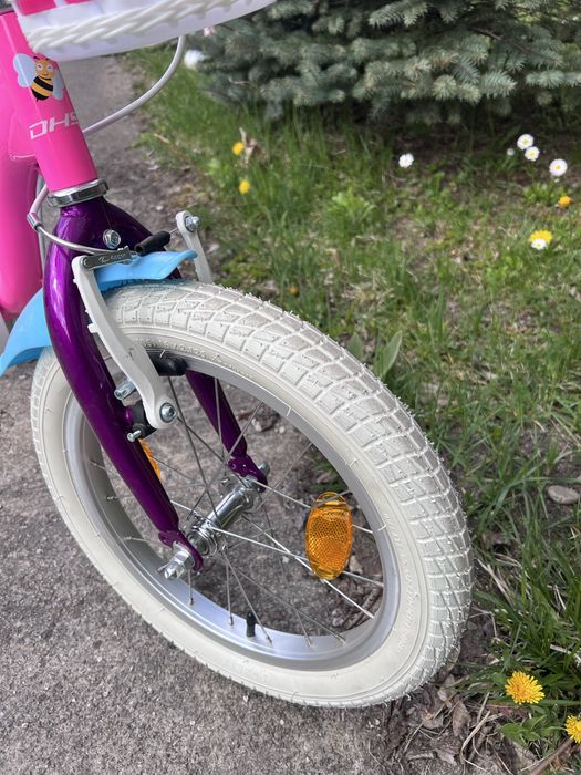 Bicicleta copii DHS Summer, roata 16", 4-6 ani