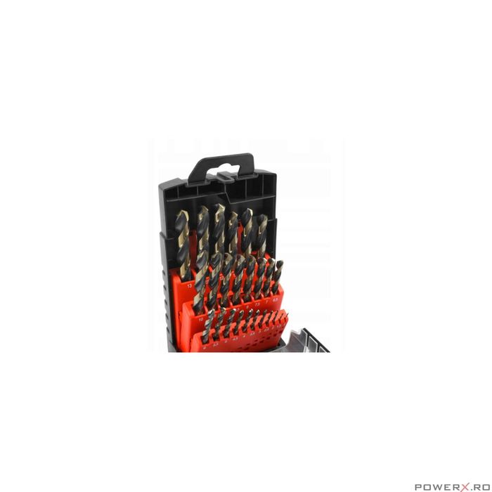 Set 25 burghie pentru metal 1-13mm Verke