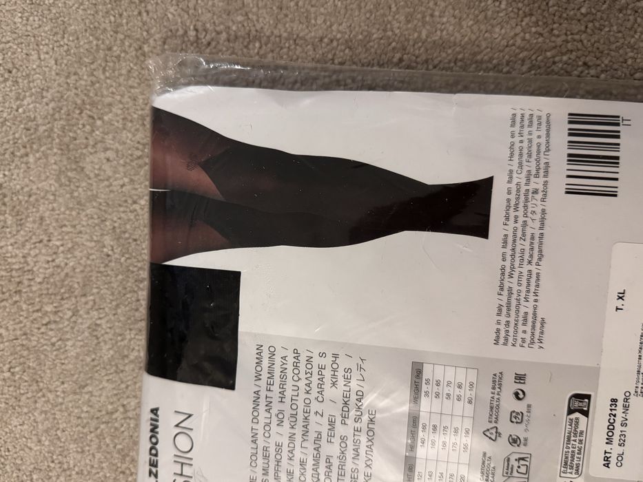 Lot 2 perechi dresuri negre marime XL Calzedonia