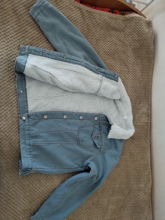 Джинсовая утепленная куртка