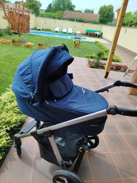 Бебешка количка Baby Design Husky 2 в 1 - Navy