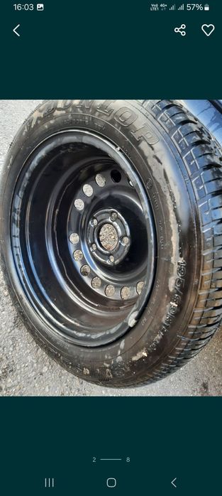 Janta Tabla Opel 5×112  ET49  cu cauciuc Dunlop 195/60/R15