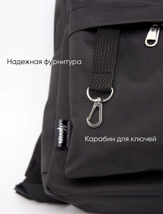 Рюкзак черный городской