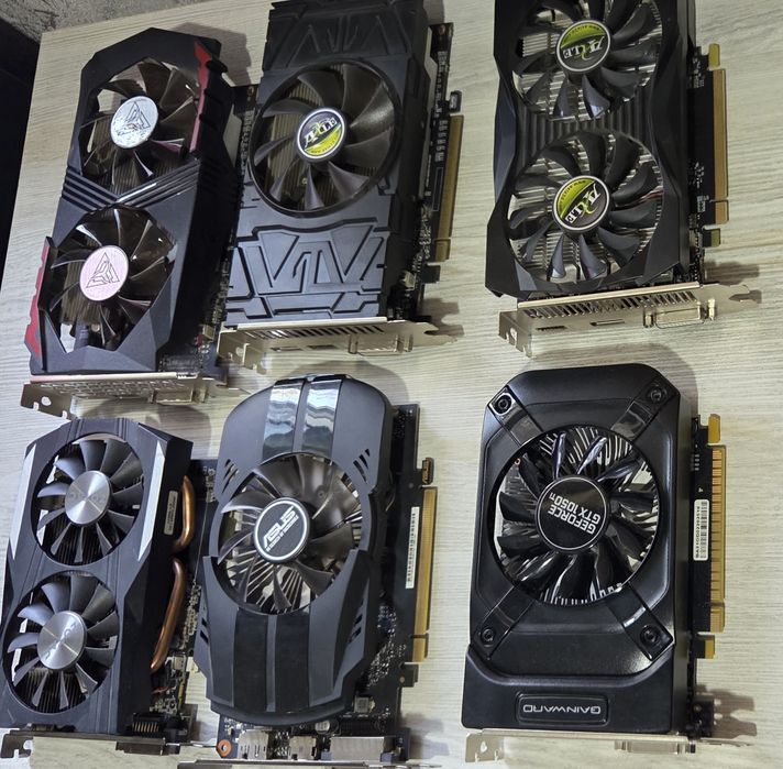 GTX 1050 Ti 4GB DDR5,  месяц гарантия,