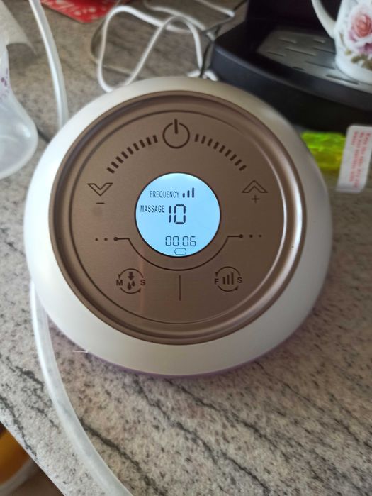 CANGAROO Електрическа помпа за кърма ELEGANCE БЯЛ/ЛИЛА