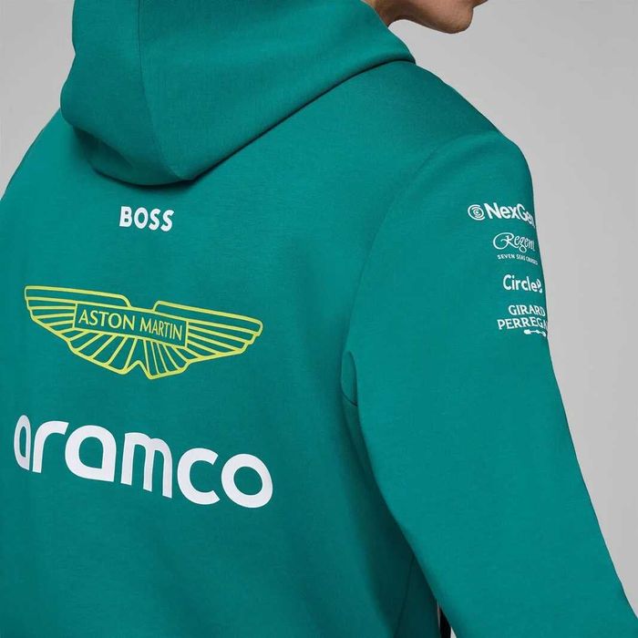 Aston Martin x Hugo Boss x Puma F1 Team - Оригинален мъжки суитшърт М