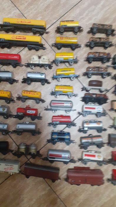 Vagoane marfa trenulet electric scara HO