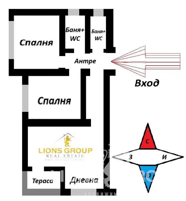 Продава се Тристаен апартамент в Варна, м-т Траката - 100 кв.м за 663 €/кв.м - Снимка #2