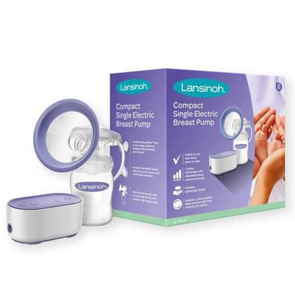Помпа за кърма Lansinoh, компактна единична