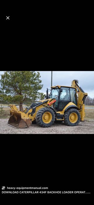 Închiriez buldoexcavator Caterpillar 434 cu operator calificat  300 lei