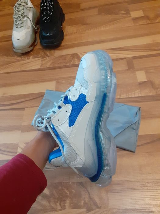 Balenciaga triple s dark blue