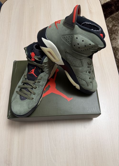Jordan 6 Olive x Travis Scott