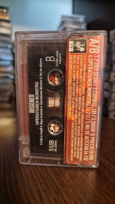 Caseta - Deceneu - Operatiunea Monstru - 2001 - prima editie