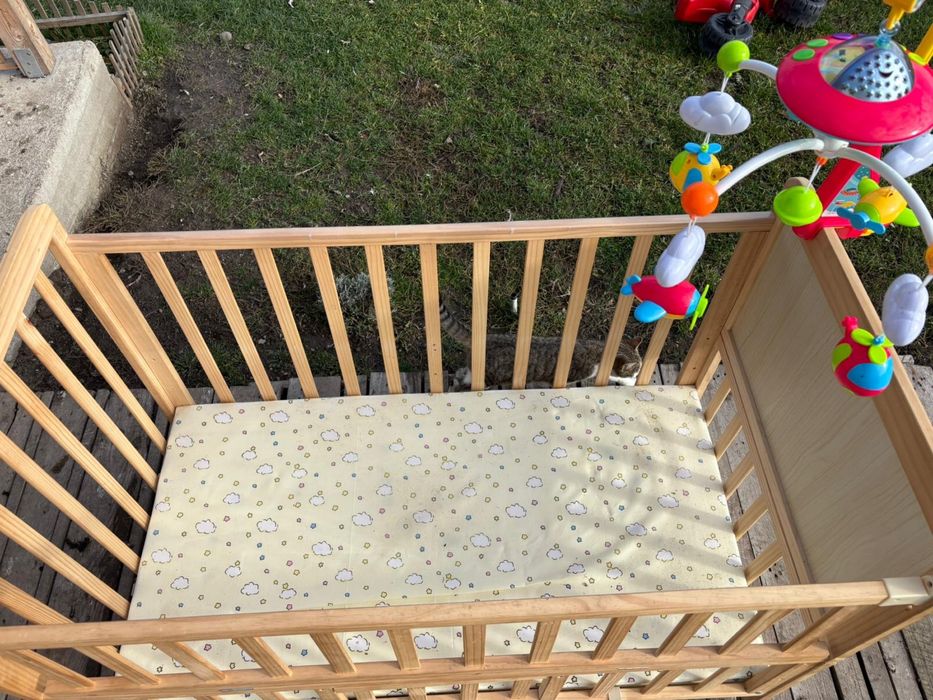 Patut bebe lemn natur U-grow