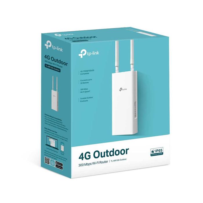 Wi-FI Роутер LTE 	TP-Link	TL-MR100-Outdoor
