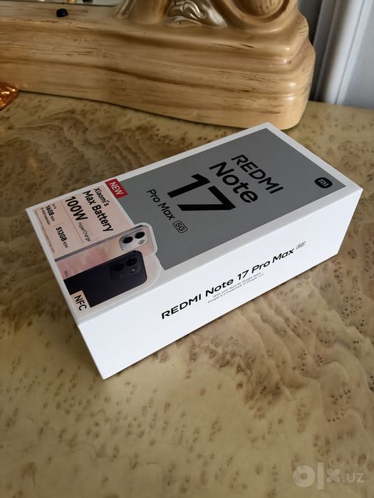 Redmi Note 17 Pro Max 512gb Yangi