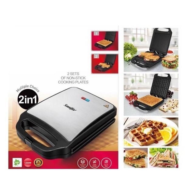 Вафельница Sonifer 2в1 Тостер sf-6089