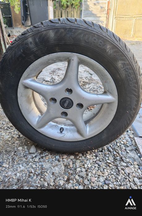 Set 4 cauciucuri Gislaved Urban Speed cu genti aluminiu pe 4 prezoane