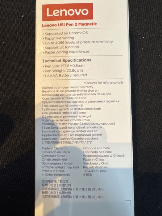 Lenovo USI Pen 2 Magnetic