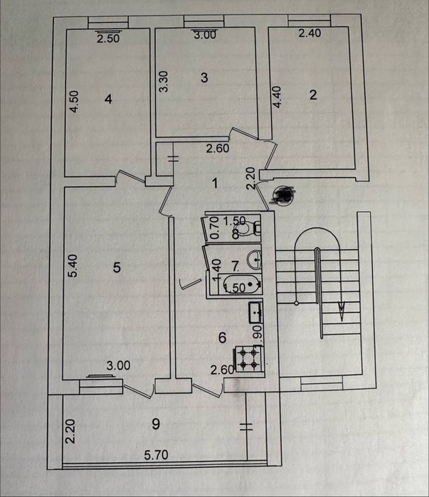 Чиланзар-25  4ком 3 этаж Ремонт !