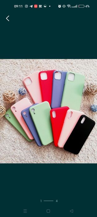 Чехол на iPhone силиконовый