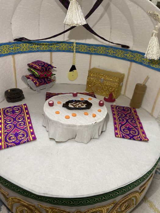 Мини-макет юрты ручной роботы