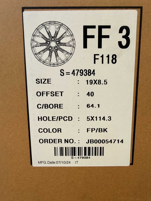 4 бр. чисто нови алуминиеви джанти Monaco 19" 5x114.3 ф64.1 ,ET40,8,5J